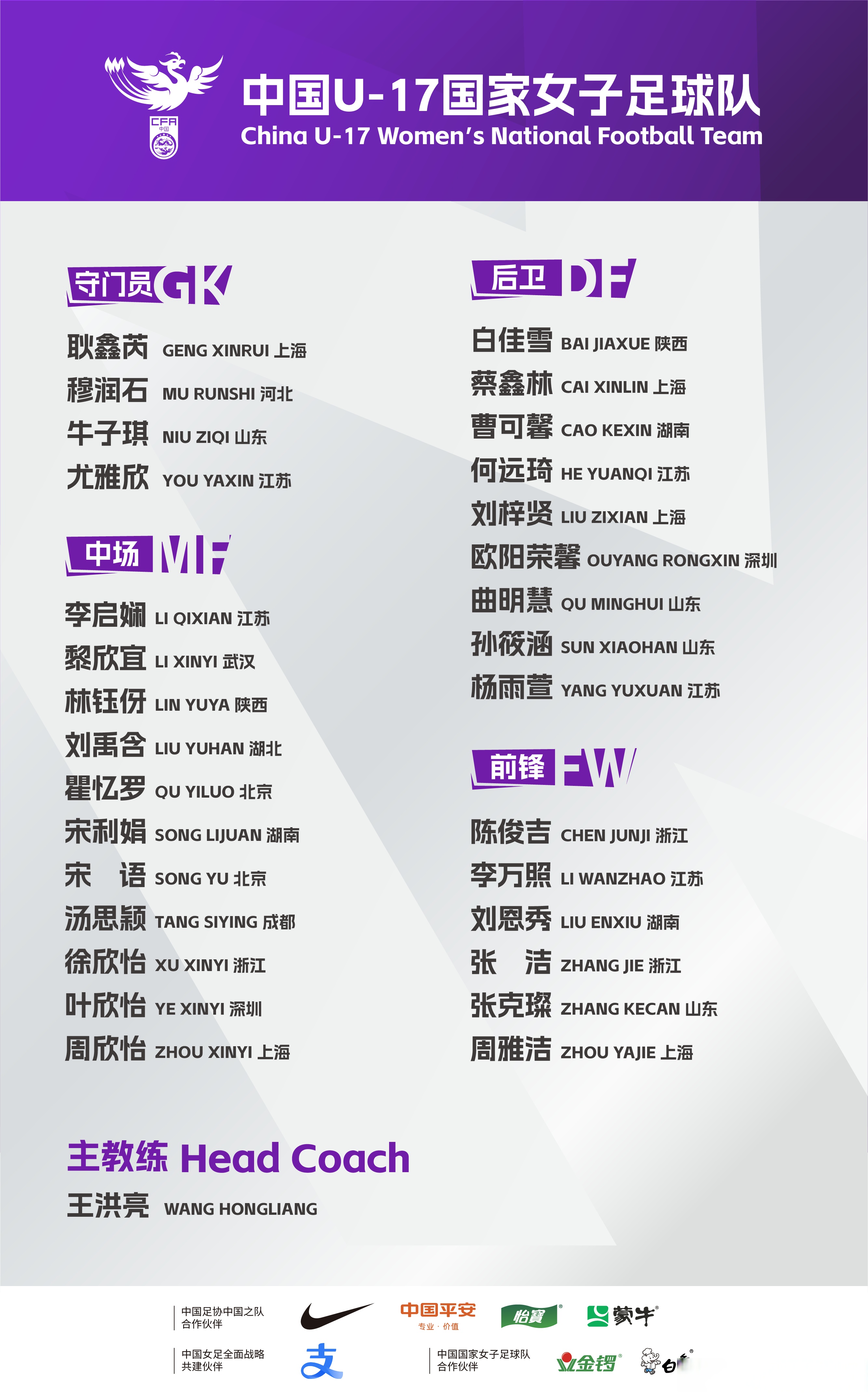 爱游戏APP:中国女足公布世界杯集训名单:新老结合,目标小组出线的简单介绍 爱游戏APP:中国女足公布世界杯集训名单:新老结合,目标小组出线的简单介绍